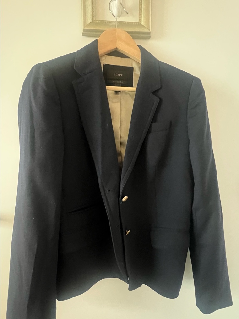 J. Crew Navy Two-Button Women's Blazer